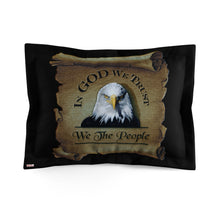 Load image into Gallery viewer, Eagle Scroll -We The People- Microfiber Pillow Sham

