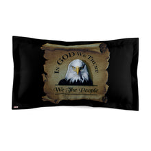 Load image into Gallery viewer, Eagle Scroll -We The People- Microfiber Pillow Sham
