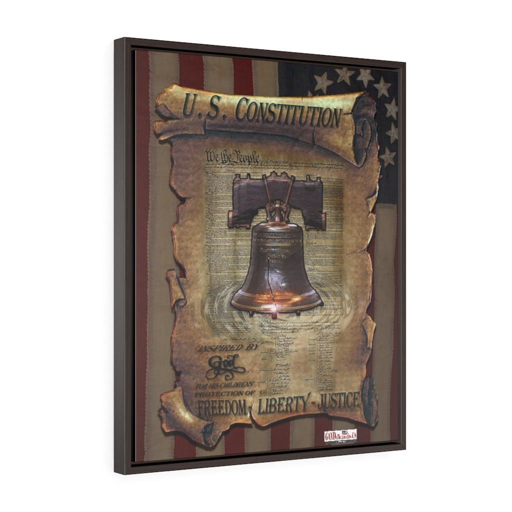 U.S. Constitution - Liberty Bell - Premium Gallery Wrap Canvas