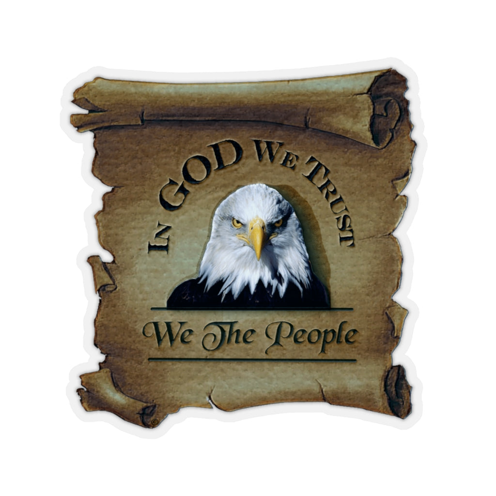 Eagle Scroll -We The People- Stickers
