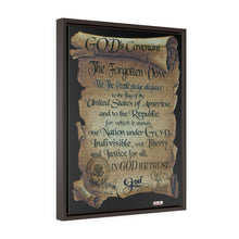 Load image into Gallery viewer, GOD&#39;s Covenant Scroll -The Forgotten Vow- Framed Premium Gallery Wrap Canvas
